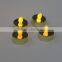 Electroplating effect church use golden tea light led candle