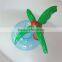 Coconut tree palm floating inflatable cup holder drink holder