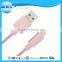 Factory wholesale attractive mfi usb cables with various colors chosen