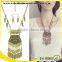 long leaf italian 18k gold plated jewelry set, set jewelry                        
                                                Quality Choice