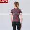 China Wholesale Custom Woman Softtextile Short Sleeve T-shirt Made of Nylon/spandex