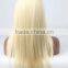 Charming Body Wave Dirty Blonde 18 Color Full Lace Pure Virgin Peruvian Human Real Hair Wig