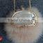 Fashion design Bridal bag women feather hand clutch bag