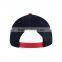 100% cotton snapback cap with 3 embroidery 6 panel cap and hat