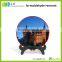 Elegant modern style European castle painted round plate tourist souvenirs China wholesale