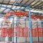 Continuous hook shot blasting machines
