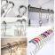 10 years factory wholesale Eco-friendly plated metal home shower curtain hooks accessories