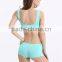 Wireless Sports Bra Women, Breathable High Impact Criss Cross Back Sleeveless Ladies Underwear