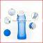 Silicone material portable water bottle joyshaker with filter