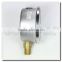 High quality stainless steel brass internal 2.5 inch bourdon tube bottom mount manometer