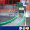 Multi-lane stainless steel chain conveyor for soft drink packaging and conveying