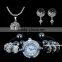 Gradient/pure color rhinestone Shamballa clay beads Shamballa Watch Set Braclet Watch/Necklace Pendant/Stud Earrings SetsBS068