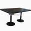 2014 hot sales restaurant table with chrome leg