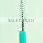 L shape dental disposable interdental brush with 0.7mm brush size