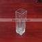 High flint glass artificial flowers and glass vase