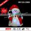Battery operated LED Christmas snowman with light decoration