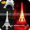 2015 hot selling promotional product 8 flash mode unique color changing led eiffel tower for party decoration