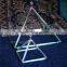 one set quartz crystal singing pyramid for healing therapy energy