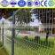 Galvanized wire mesh fence panels with galvanized steel fence poles