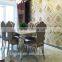 2012 Factory New Marble Model Stainless Steel Dining Table With Good Price