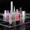 Lip gloss lipstick shelf storage rack acrylic cosmetic display shelf