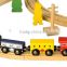 100pcs Wooden Railway Train Track Set toy train