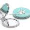 Homestar Customized crown PU compact mirror with magnet closure with compact miror