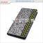 phone accessories wallet cell phone pu leather color matching diamond case for lenovo p70