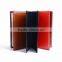 China leather factory price checkbook holder leather checkbook case