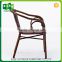 Hot sales Hard Non-wood Aluminum factory price french dining chair