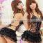 Hot customized big size sexy lingerie sexy underwear princess Transparent bud silk pajamas sexy costumes