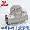Wenzhou 200WOG Stainless Steel Thread Swing Full Bore Check Valve