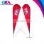 custom event advertise bowhead teardrop flag and banner