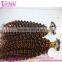 Kinky Curly Double Beads Brazilian Remy Human Hair Loop Micro Ring Hair Extensions For Blacks