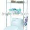 3 Tier metal bathroom space saver storage shelf