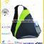 Brand name trendy college sling bags for boys, leisure triangle messenger bag