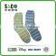 colorful double stripe fluffy socks