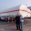 fuel trailer with 3 compartments , insulated tanker , oil tank semi trailer