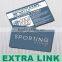 Extra link custom special paper name card/business card printing