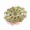 Fashion Sewing Acrylic Flower Metal Button For Garment