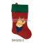 Classical christmas stocking with lovely animal design