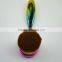 Private label new 10pcs rainbow oval toothbrush makeup brush set with box