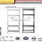 Small 5 Tiers Silver Grey Boltless Steel Shelving For Garage Industrial Basement