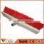 red color hard bristle wooden cleaning brush