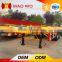 China 3 axle flatbed Skeleton Container Semi Trailers For Sale