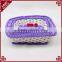 Cheap bright colors plastic wicker woven fancy baskets