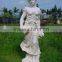 Beatiful resin dancing lady statue for garden decor