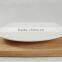 Haonai hot sale product high quality square shape ceramic plates dishes