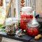 Glass juice jar glass food jar glass fruit jar glass honey jar