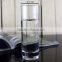 Straight round drinking glass cup